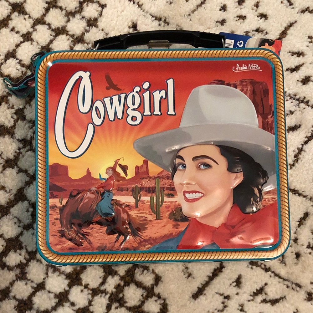 Cowgirl Retro Lunch Box